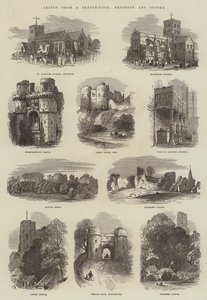 Folhas de um caderno de desenho, Brighton e Sussex